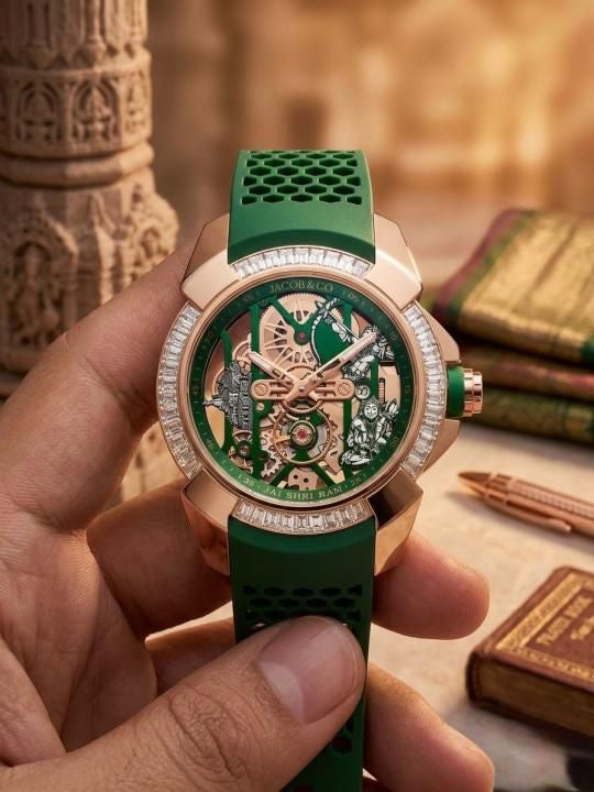 *JACOB&CO SHRI RAM EDITION 

👉QUALITY GUARANTEE ✅
👉PREMIUM QUALITY ✔️