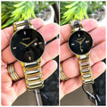 RADO COUPLE WATCH PREMIUM QUALITY GOLD BLACK