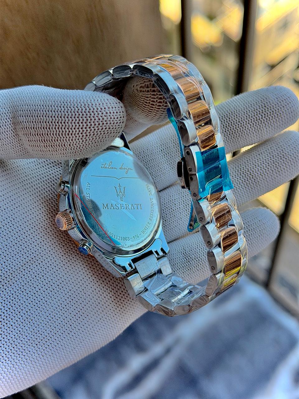 *Maserati Classic Chronograph "(All working)"(1st Time In India)*🔥♥️