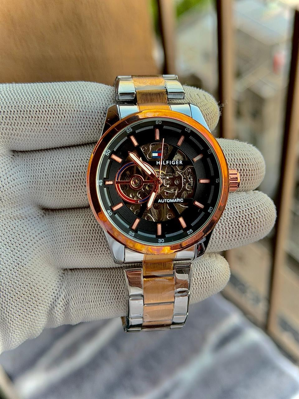 *PRODUCT NAME : Tommy Hilfiger Automatic 2 Tone Black*