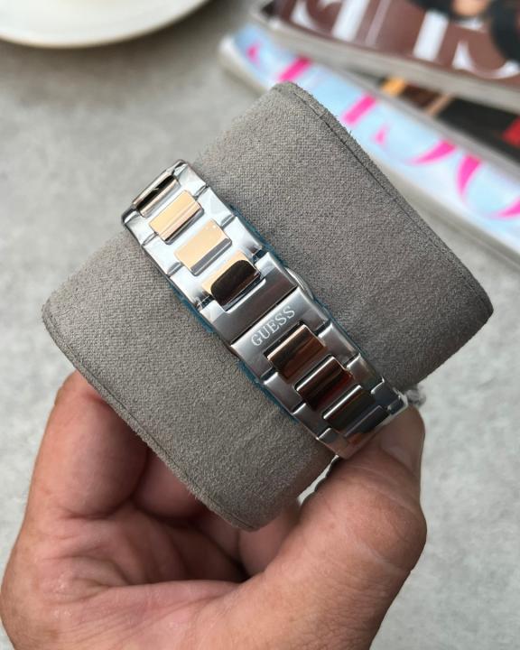 Guess Square Chronograph 2Ton-Copper-White