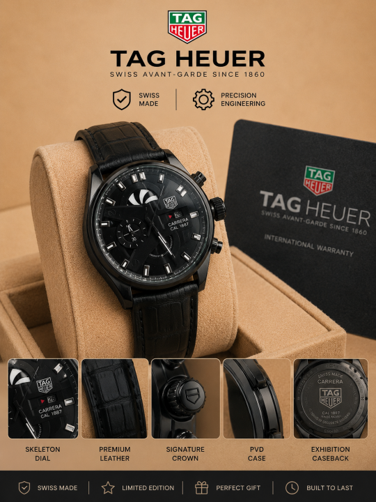 Tag Heuer Carrera Leather Belt CR7 - J72