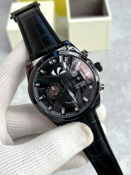 *Product name :*Tag Cr7 Leather Belt Chronograph*