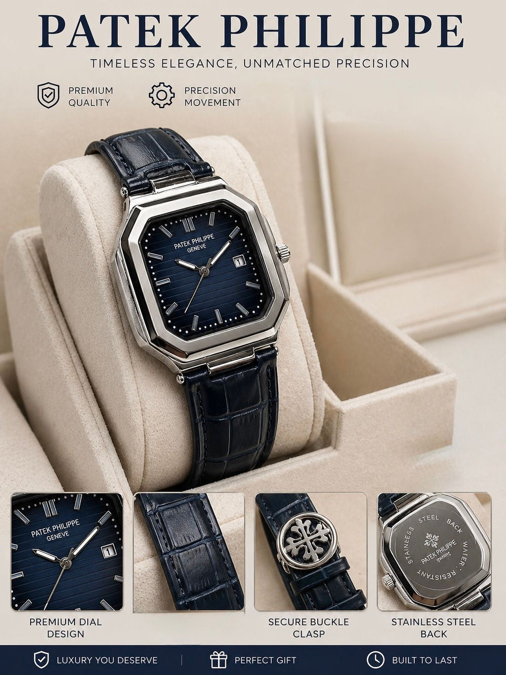 *Product name :*Patek Philippe Cubitus*💯🔥☑️


*1st Time In India* 🇮🇳 
*Luxurious Collection*   

*Masterpiece*☑️