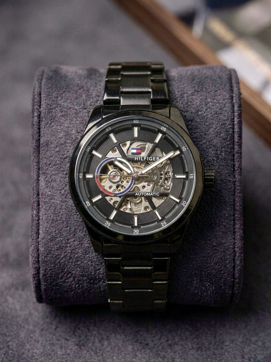 *PRODUCT NAME : Tommy Hilfiger Automatic Full Black*