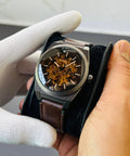 FOSSIL EVERETT AUTOMATIC BROWN WATCH