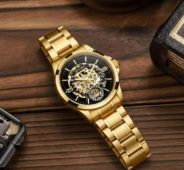 Rolex Oyster Perpetual Automatic Pagani Gold-Black