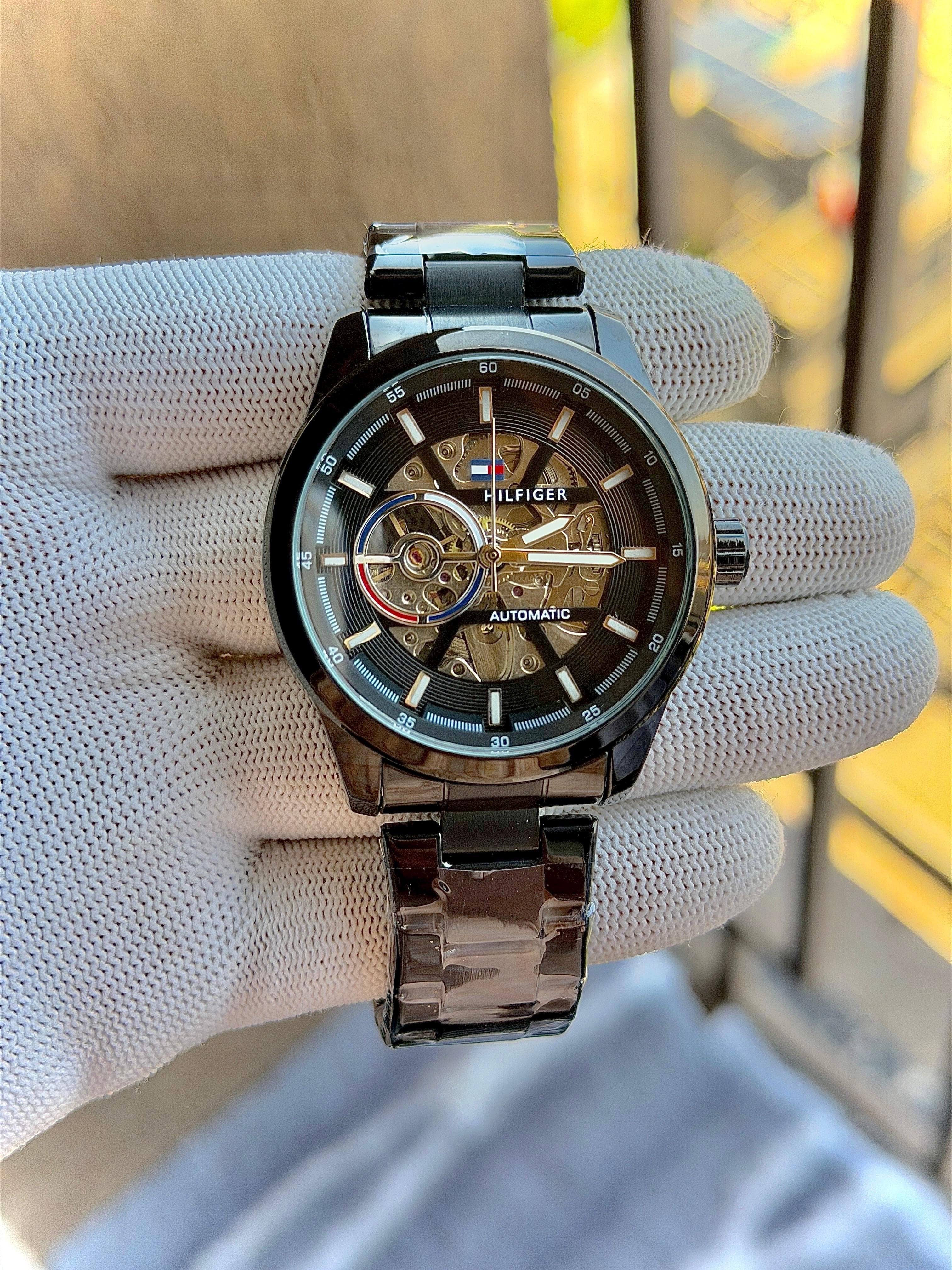 *PRODUCT NAME : Tommy Hilfiger Automatic Full Black*