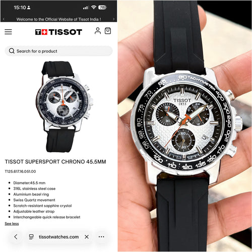 *Product Name:* 

Tissot SUPERSPORT CHRONO BASKETBALL EDITION