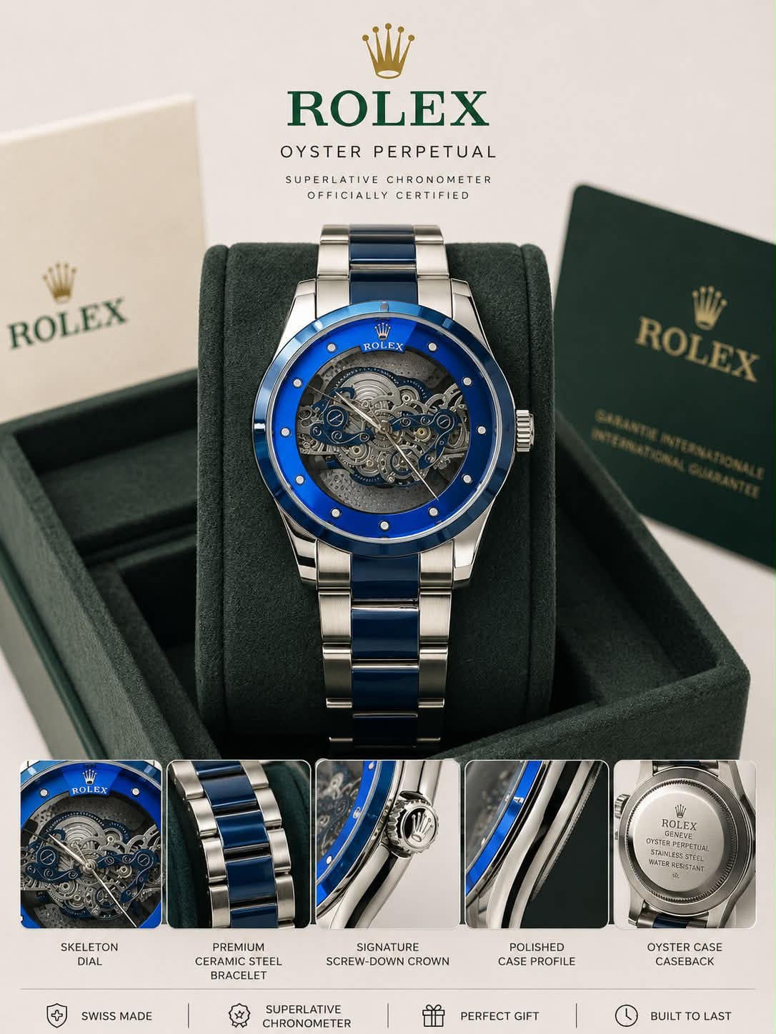 Product name :* *Rolex Skeleton*