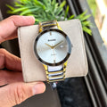 *Product Name : Rado Quartz Twotone WhiteDial 115*