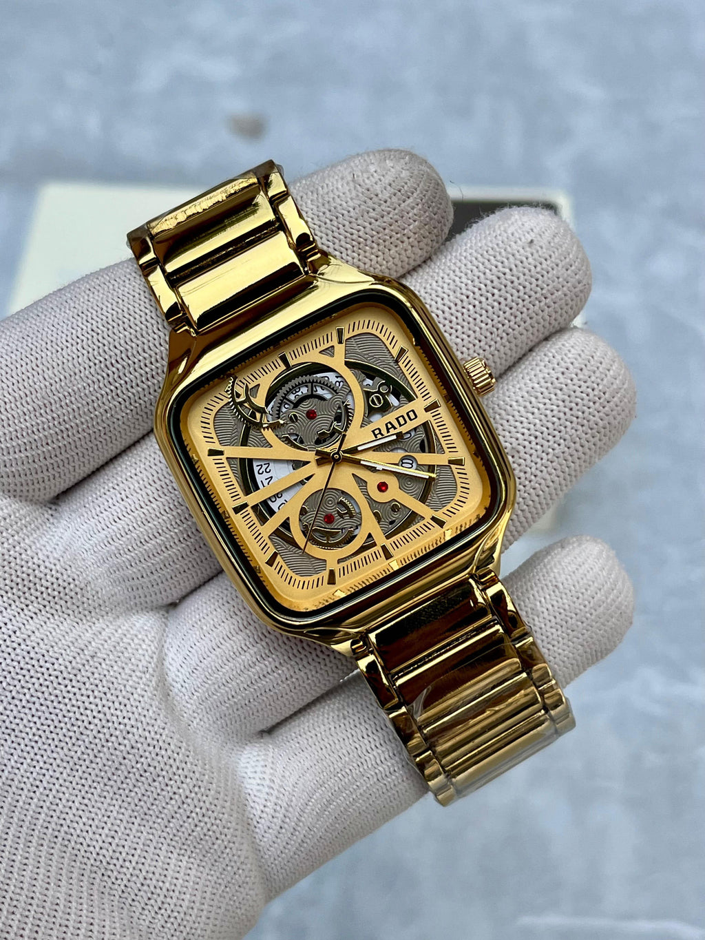 *Product name :*RADO TRUE-SQUARE*💯🔥☑️

*Luxurious Collection*   

*Masterpiece*☑️