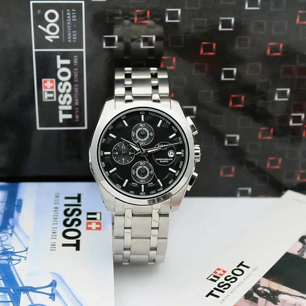 TISSOT 1853 CHRONOGRAPH WATCH (SILVER BLACK