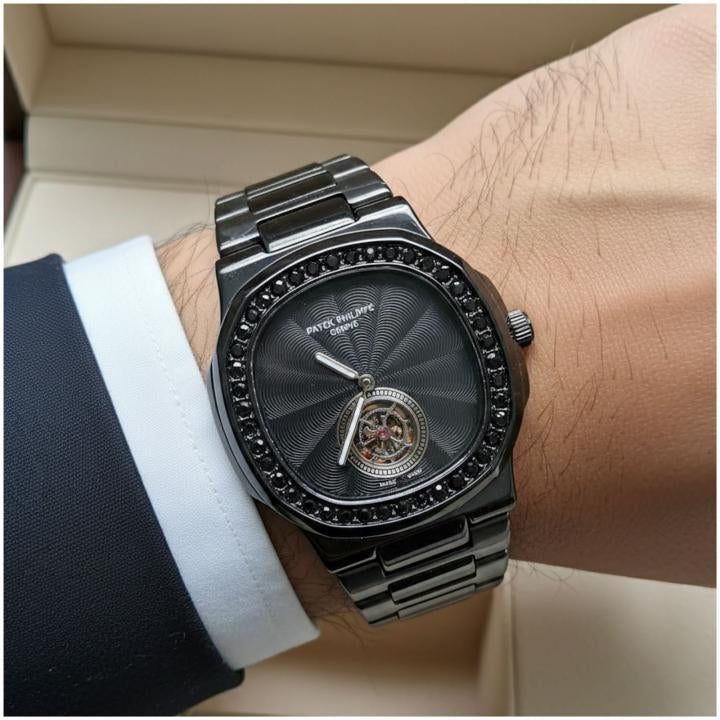 Patek Philippe Nautilus Diamond Full Black