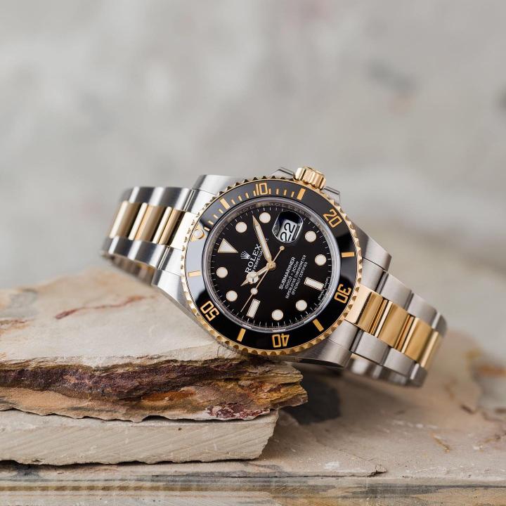 Rolex Oyster Perpetual Submarine 2Ton-Gold-Black