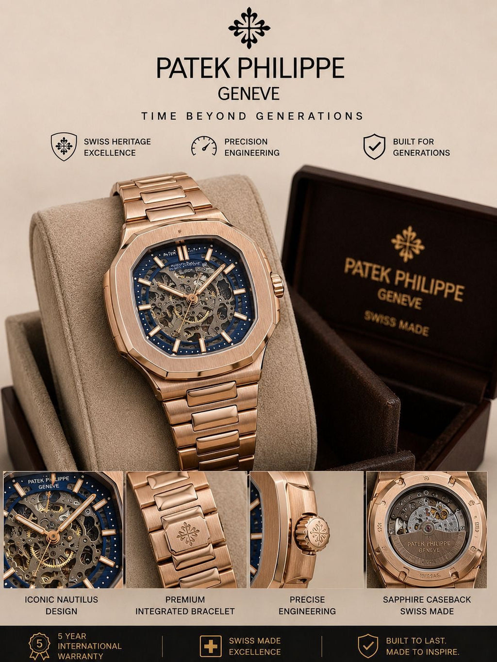 *Product name :* *Patek Philppe Nautilus Automatic*