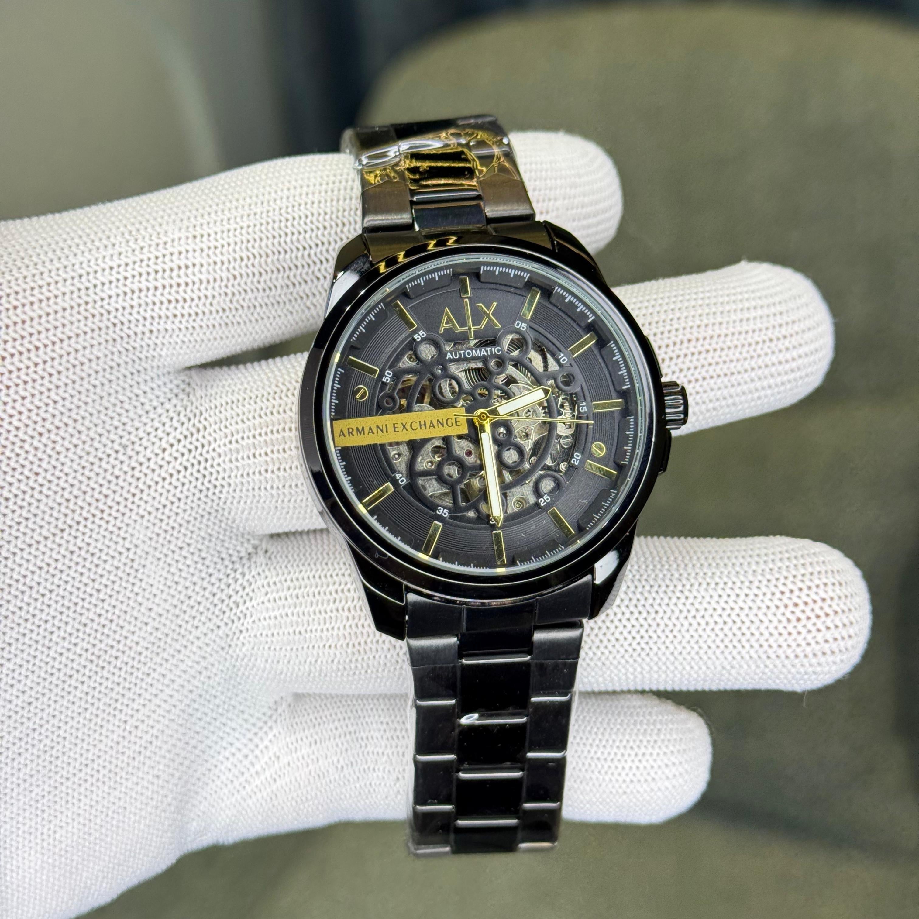 *Product Name : Armani Exchange Automatic  Black Gold 045*