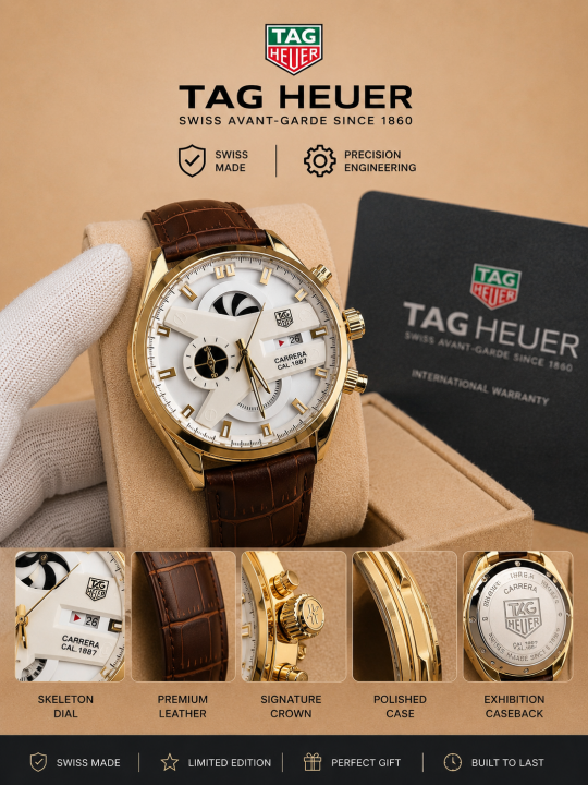 Tag Heuer Carrera Leather Belt CR7 - J72