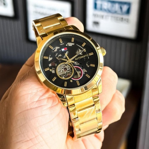 Tommy Automatic Gold Black