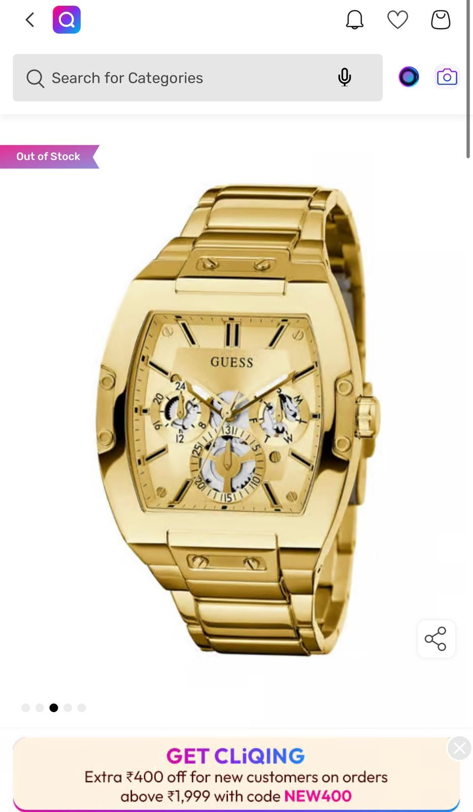 Product Name: Guess Chronograph