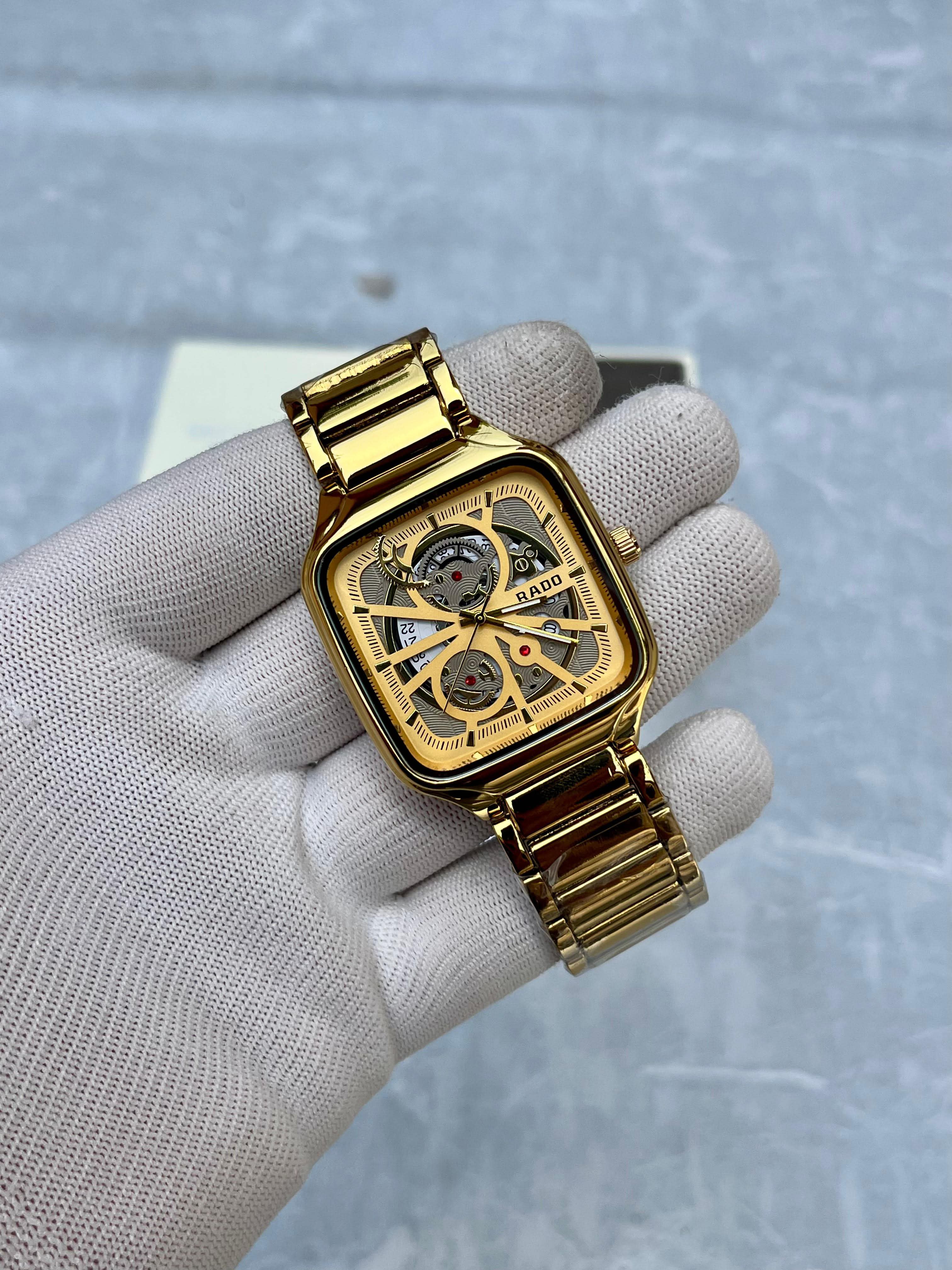 *Product name :*RADO TRUE-SQUARE*💯🔥☑️

*Luxurious Collection*   

*Masterpiece*☑️