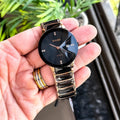 *Product Name : Rado Quartz RoseGold Black 115*