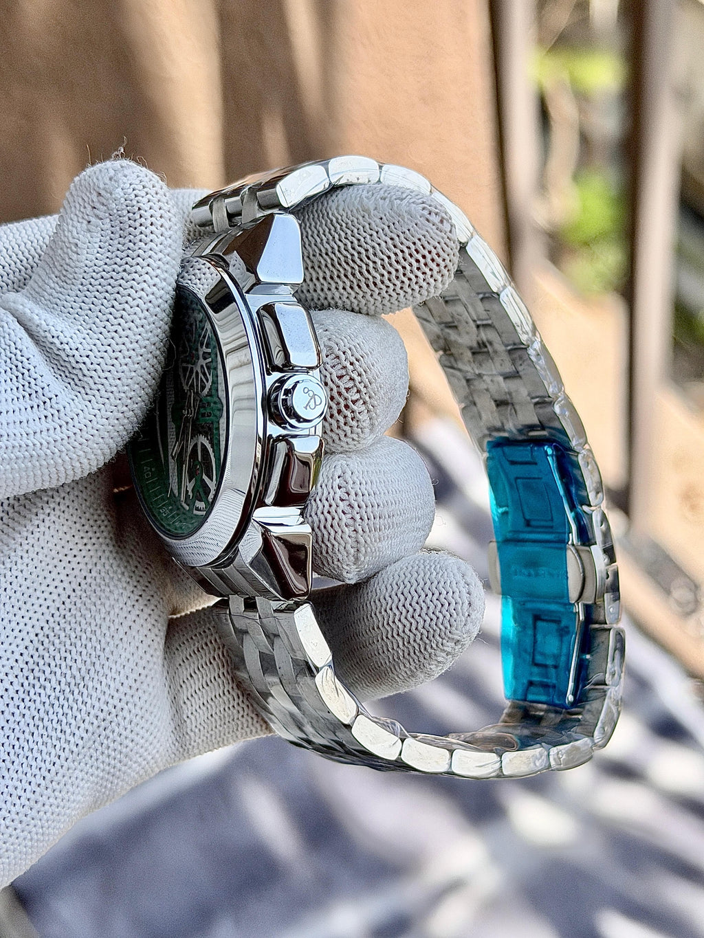 *Jacob & Co Automatic "Silver Green Dial"(1st Time In India)*🔥