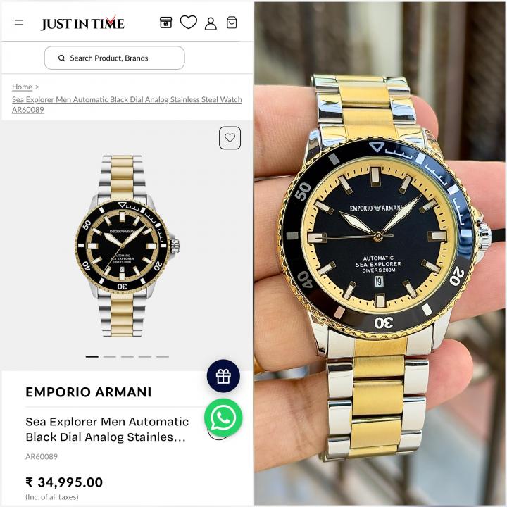 EMPORIO ARMANI SEA EXPLORER DIVER 286