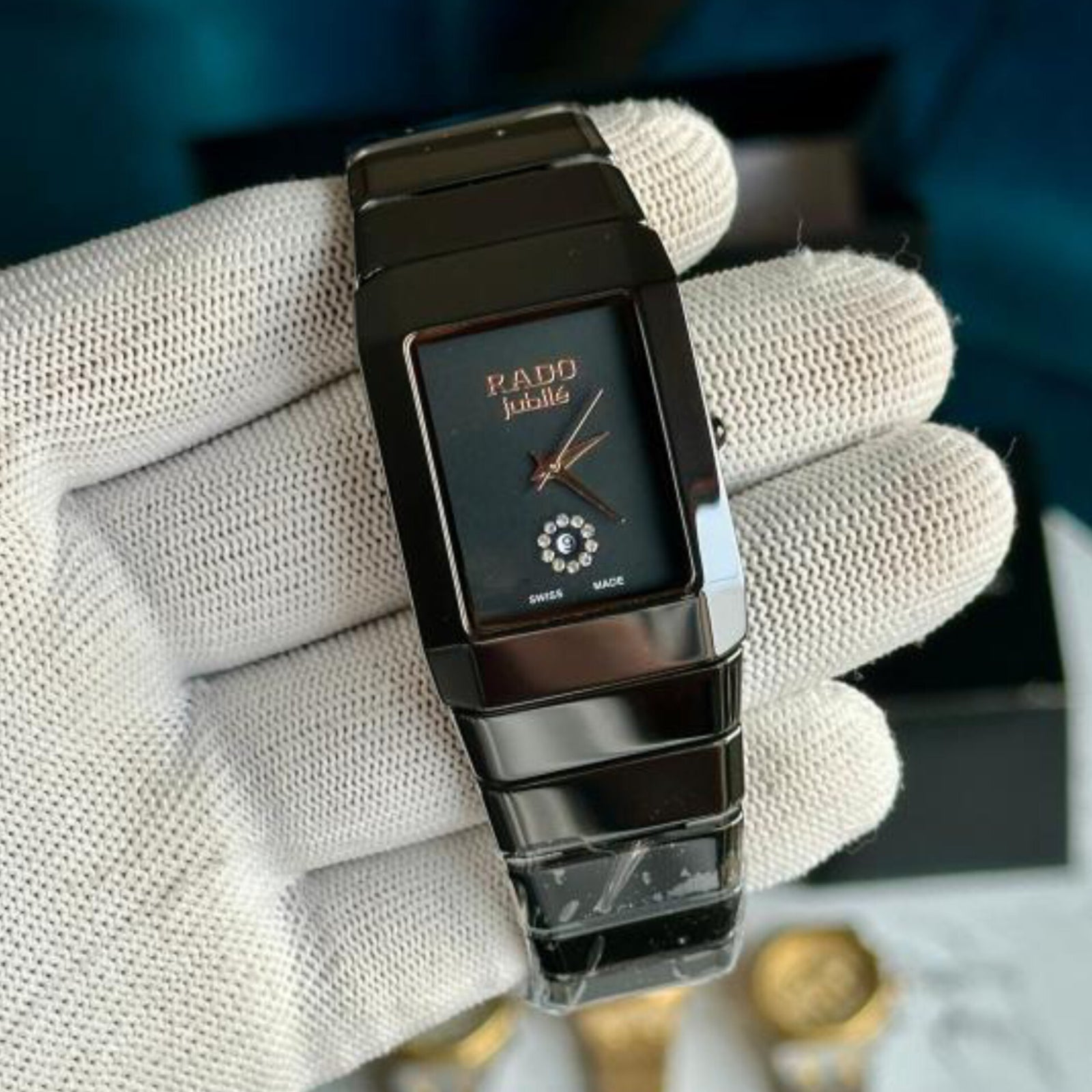 RADO JUBILE BLACK CERAMIC WATCH