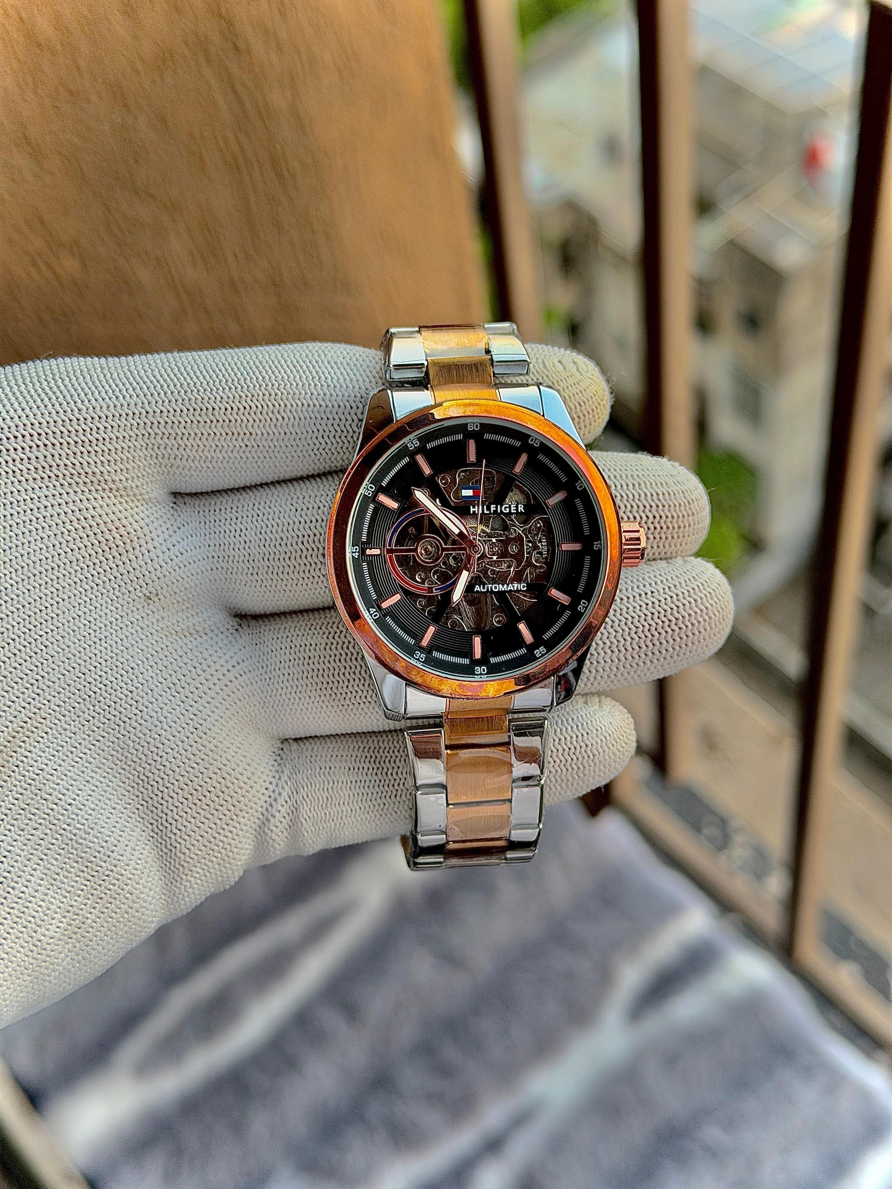 *PRODUCT NAME : Tommy Hilfiger Automatic 2 Tone Black*