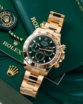 ROLEX DAYTONA GOLD GREEN AND YELLOW GOLD SUB-DIALS AUTOMATIC WATCH
