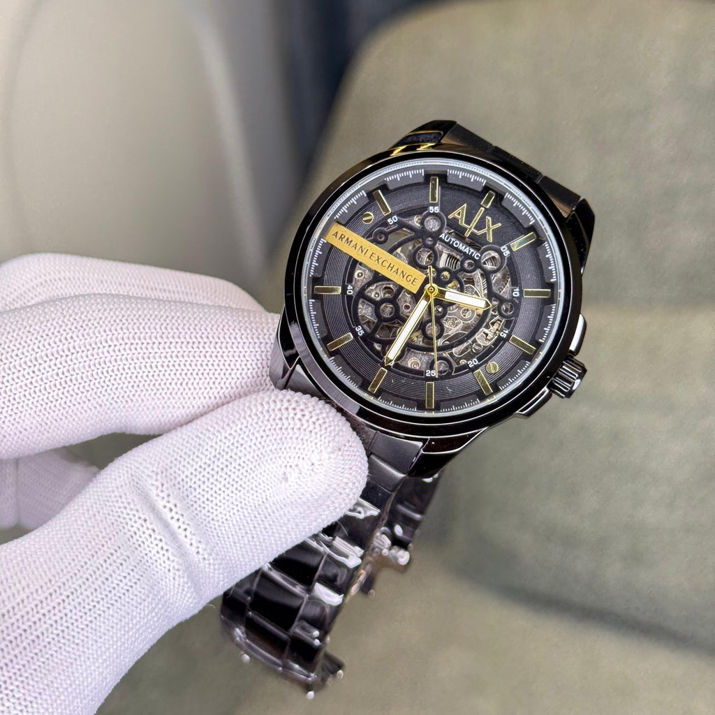 *Product Name : Armani Exchange Automatic  Black Gold 045*