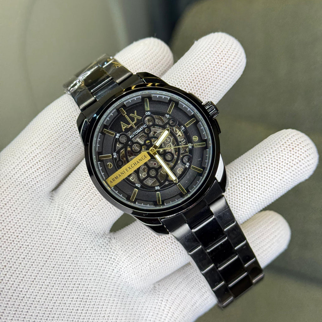 *Product Name : Armani Exchange Automatic  Black Gold 045*
