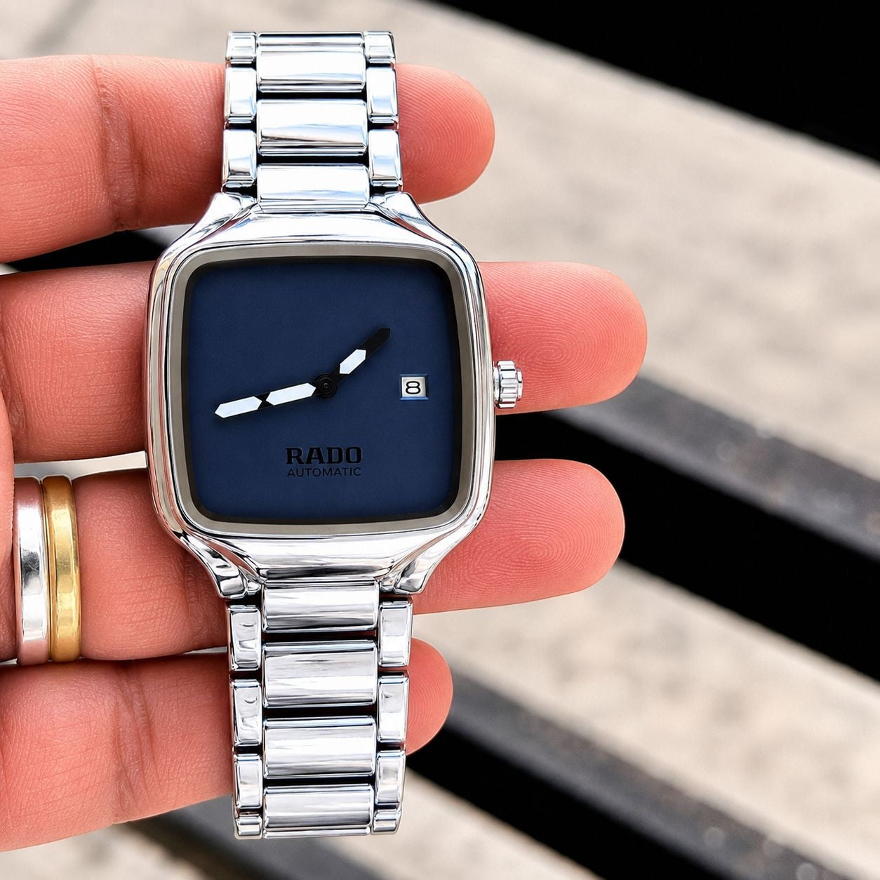 *RADO TRUE SQUARE 🔥*🖤