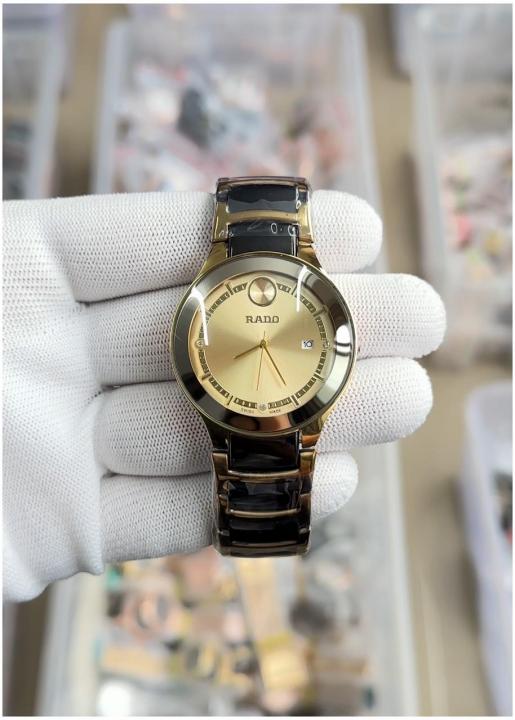 Rado Jubli Gold-Black-Gold