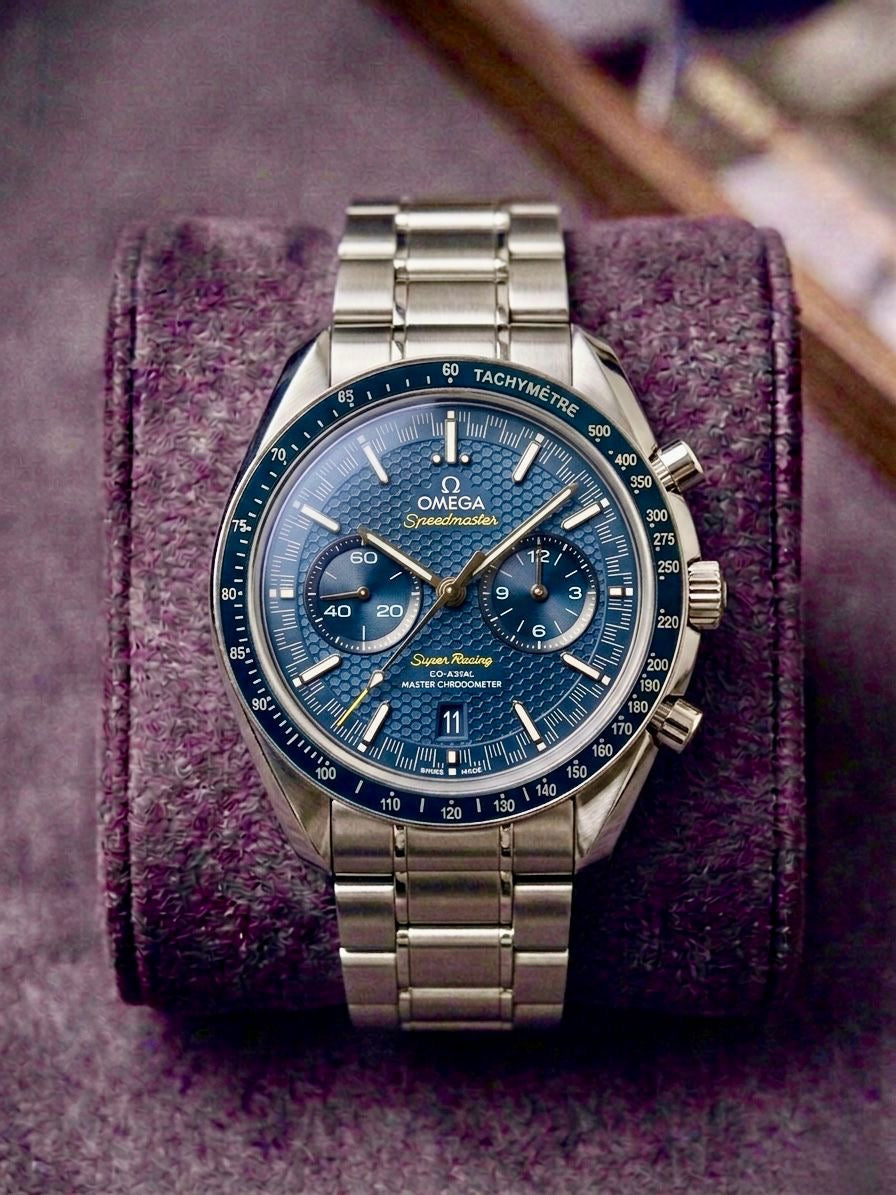 *Omega Crono "Silver Blue"(1st Time In India)