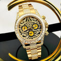 ROLEX TIGER CHRONOGRAPH WATCH CHAIN BELT(GOLD)