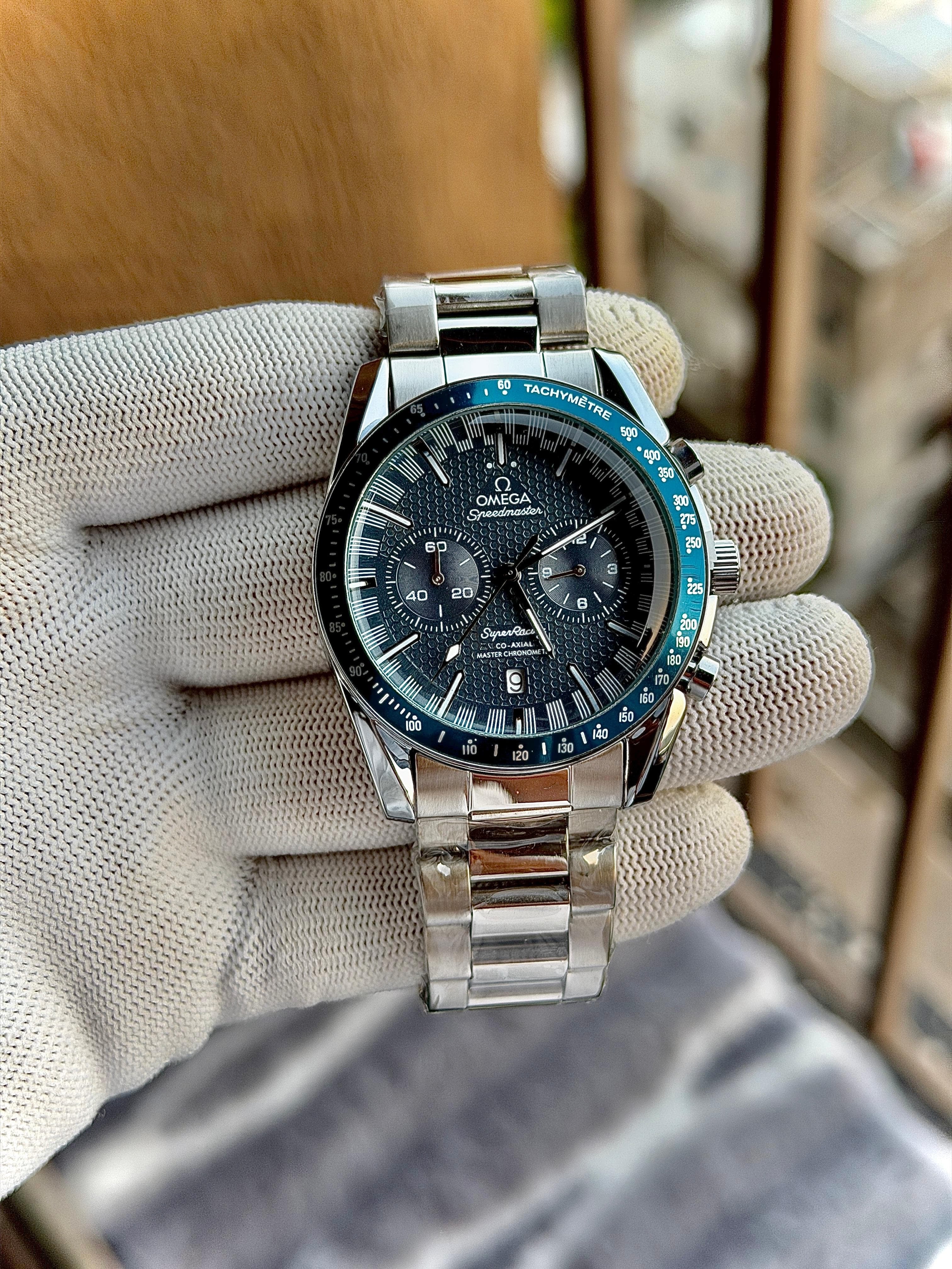 *Omega Crono "Silver Blue"(1st Time In India)