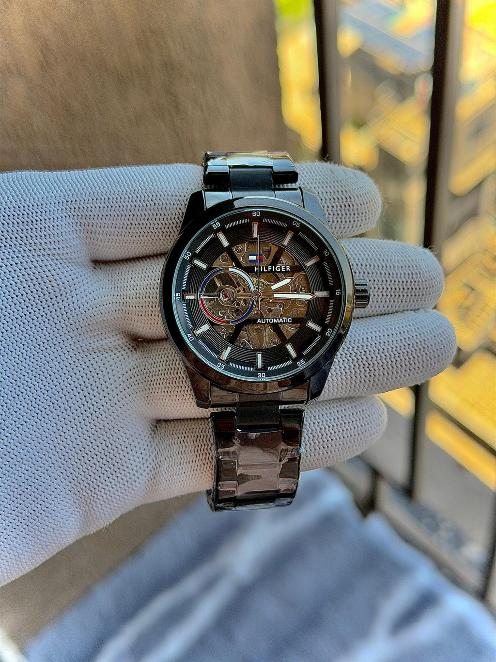 *PRODUCT NAME : Tommy Hilfiger Automatic Full Black*