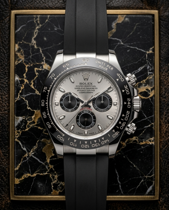Rolex Oyster Perpetual Daytona Silver White