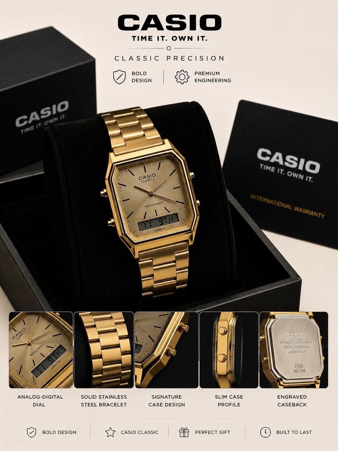 *Product name :*Casio Vintage AD270 AQ-230A-2A1MQYDF*