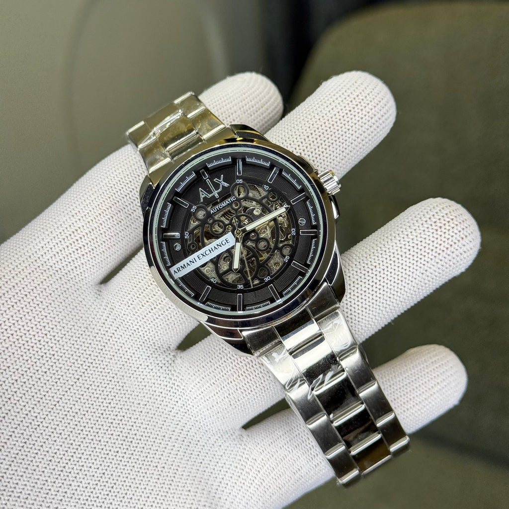 Product Name : Armani Exchange Automatic Silver Black 045