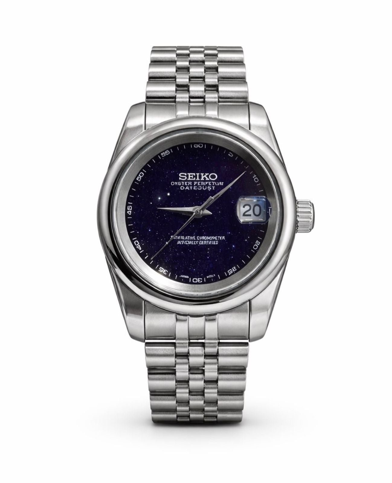 *Product Name : Seiko Galaxy Dust Dark Blue Dial 119*