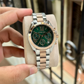 MichaelKors Bradshaw_MK-Green Dial Two Tone