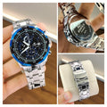 EDIFICE CASIO EFR-539D-1A2V A STRIKING BLUE ION-PLATED BEZEL