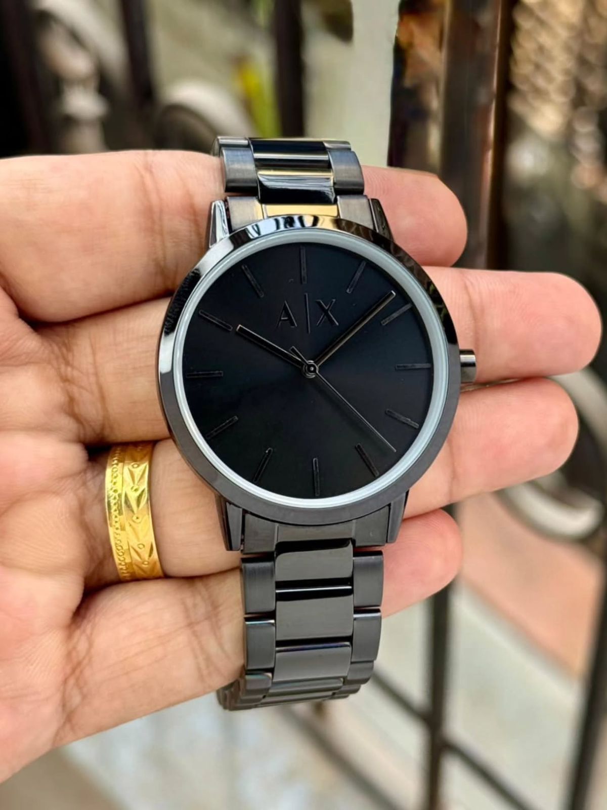 ARMANI EXCHANGE AX2701 WATCH BLACK DIAL STAINLESS STEEL AND A QUARZ MOVEMENT