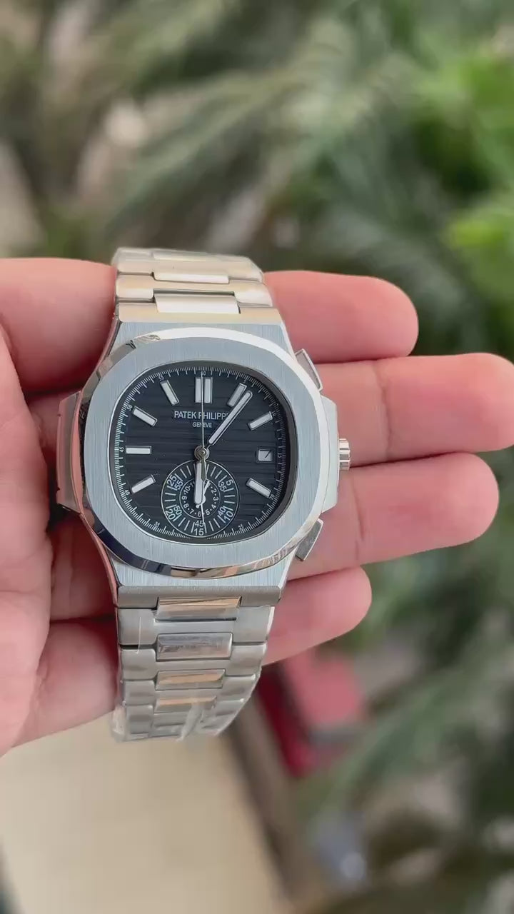 Patek Philippe Nautilus 5980 1AR Automatic SILVER BLACK
