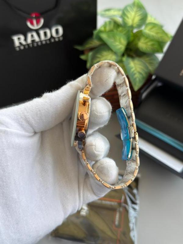 Rado Centrix Ceramic White Rose Gold Premium All Working W323