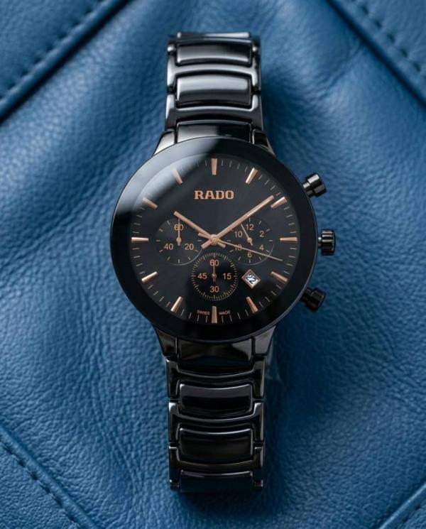 Rado centrix chronograph Black copper