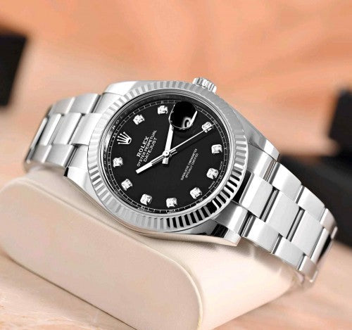Rolex Datejust 41 Silver black Dial